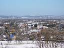 Oldbury village from St. Alrida's, click for a bigger picture.